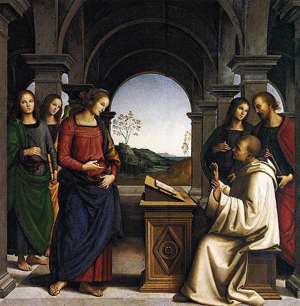 Pietro Perugino The Vision of St Bernard